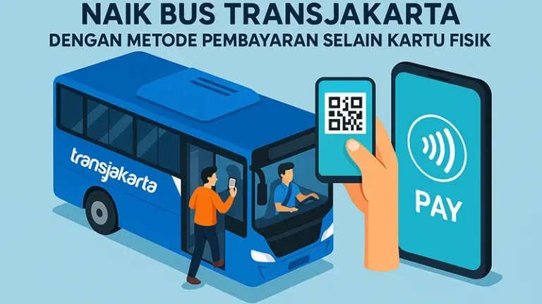 tara cara naik busway jika tidak punya kartu fisik