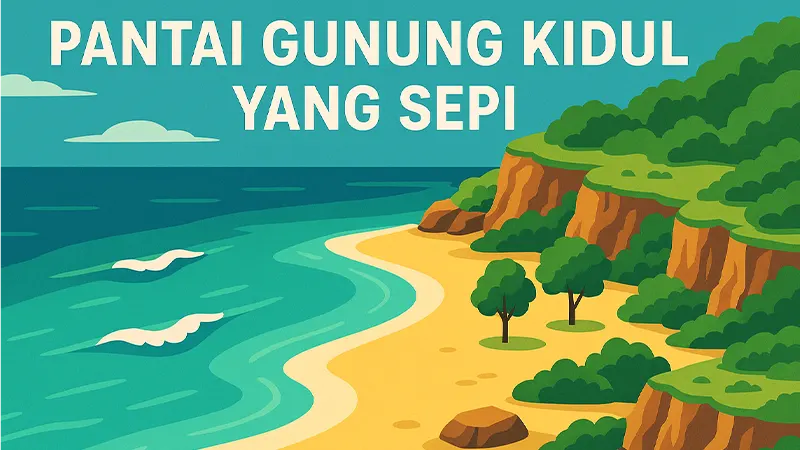 daftar pantai gunung kidul yang sepi
