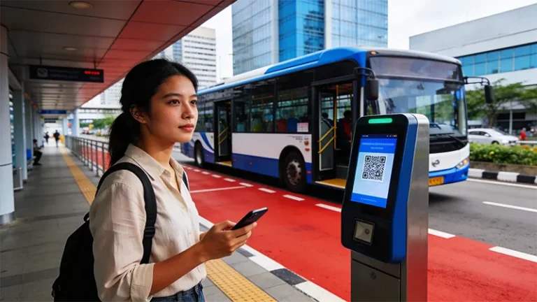 Cara naik transjakarta bagi pemula dengan kartu dan e-wallet seperti DANA, gopay atau sejenisnya